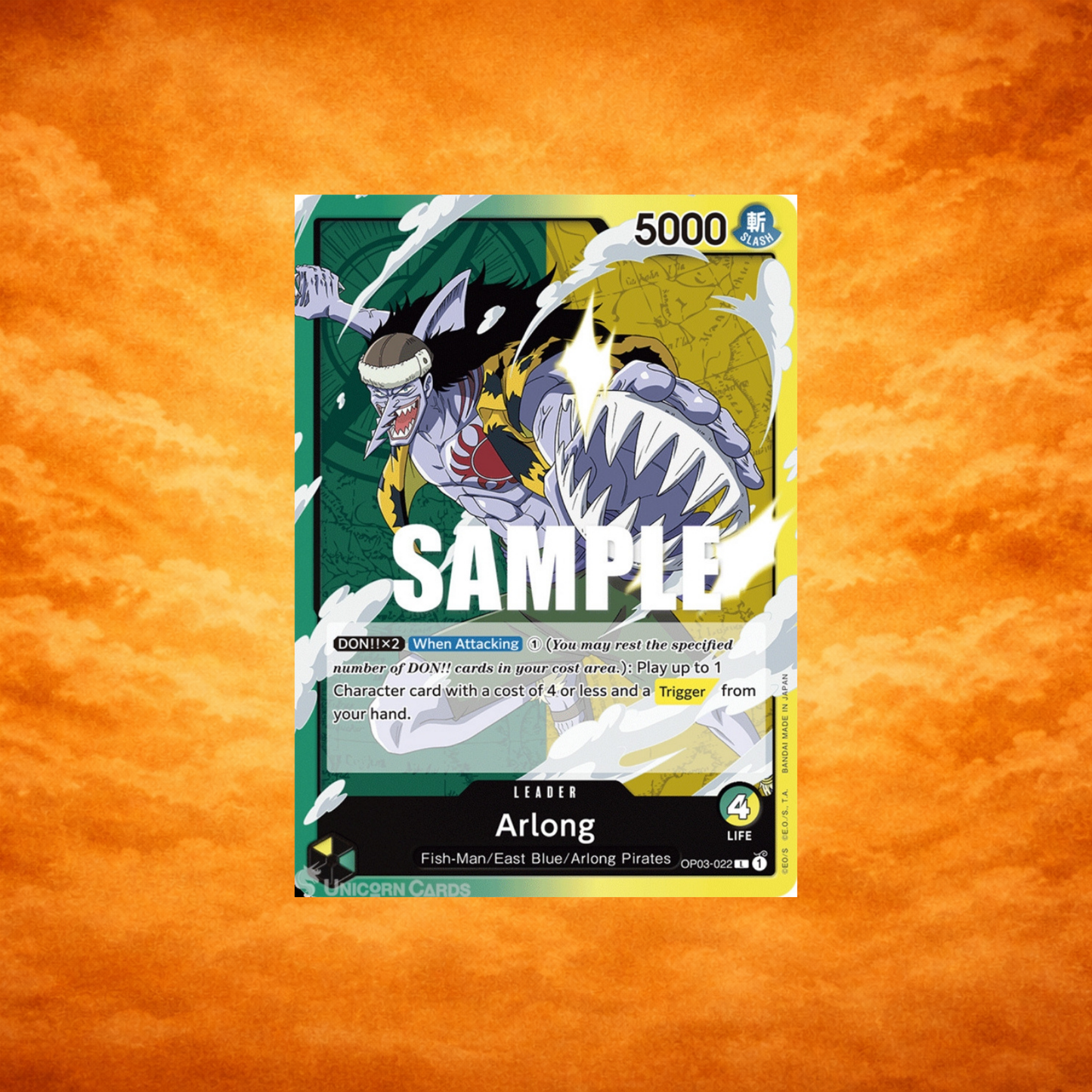 One Piece TCG Arlong OP03-22