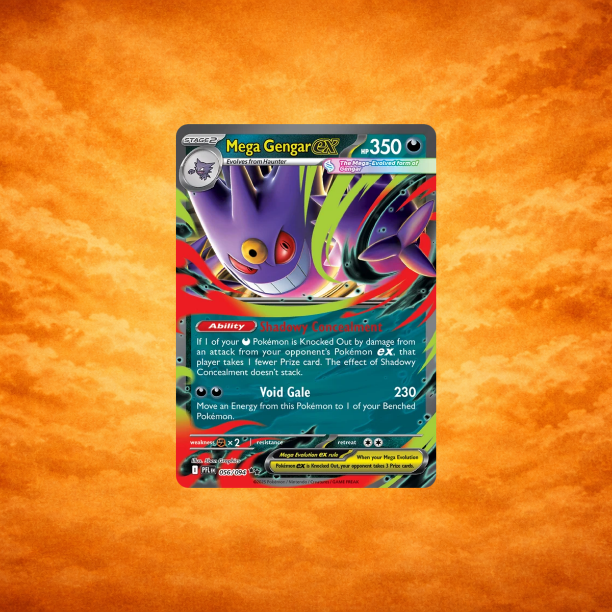 Pokémon TCG Ascended Heroes Mega Gengar ex (ENG)