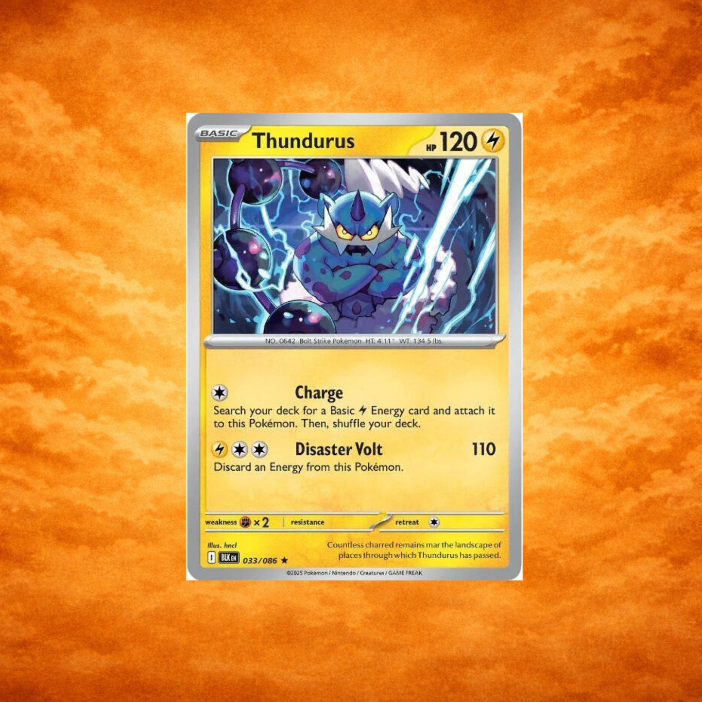Pokémon TCG Black Bolt Thundurus (JPN)