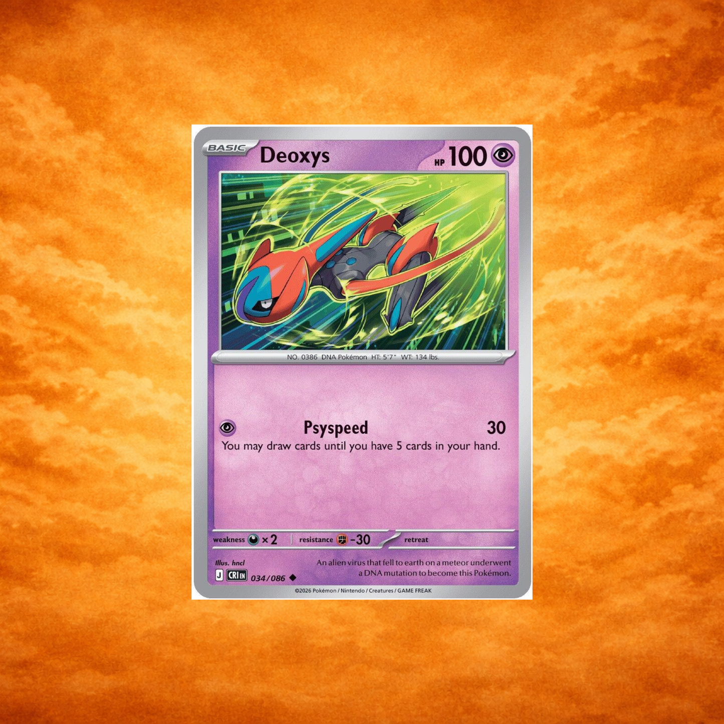 Pokémon TCG Chaos Rising Deoxys (ENG)
