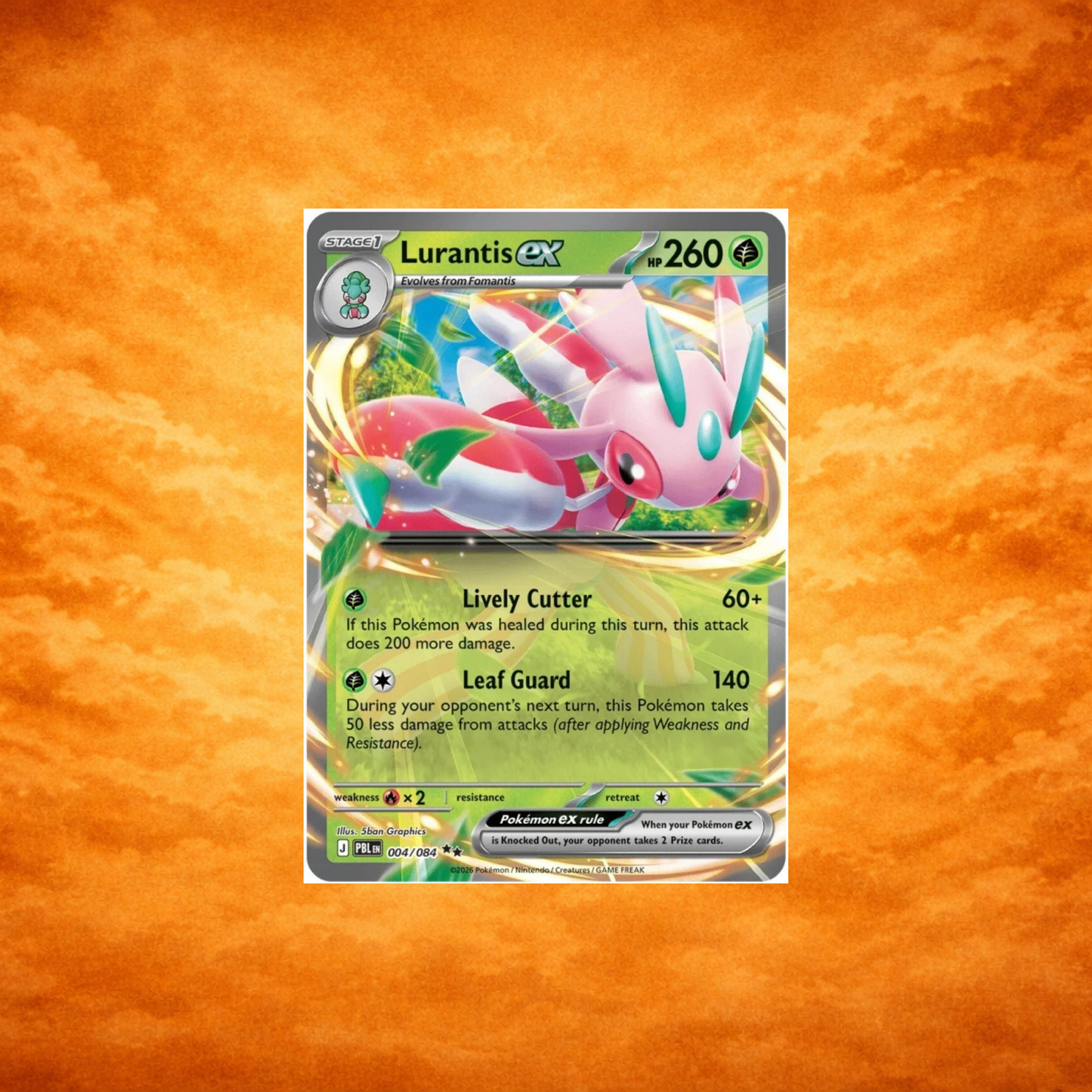 Pokémon TCG Pitch Black Lurantis ex (ENG)