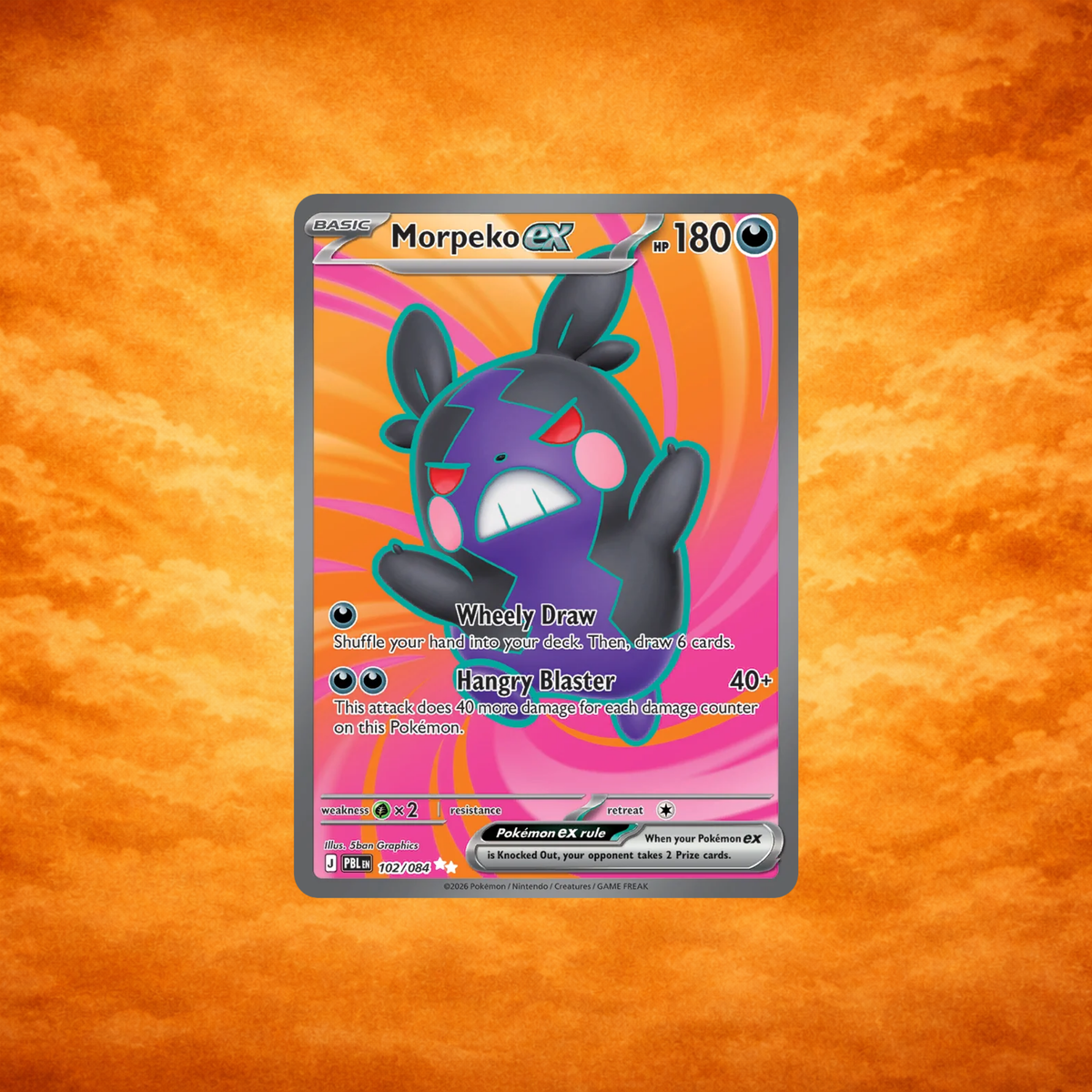 Pokémon TCG Pitch Black Morpeko ex (ENG)