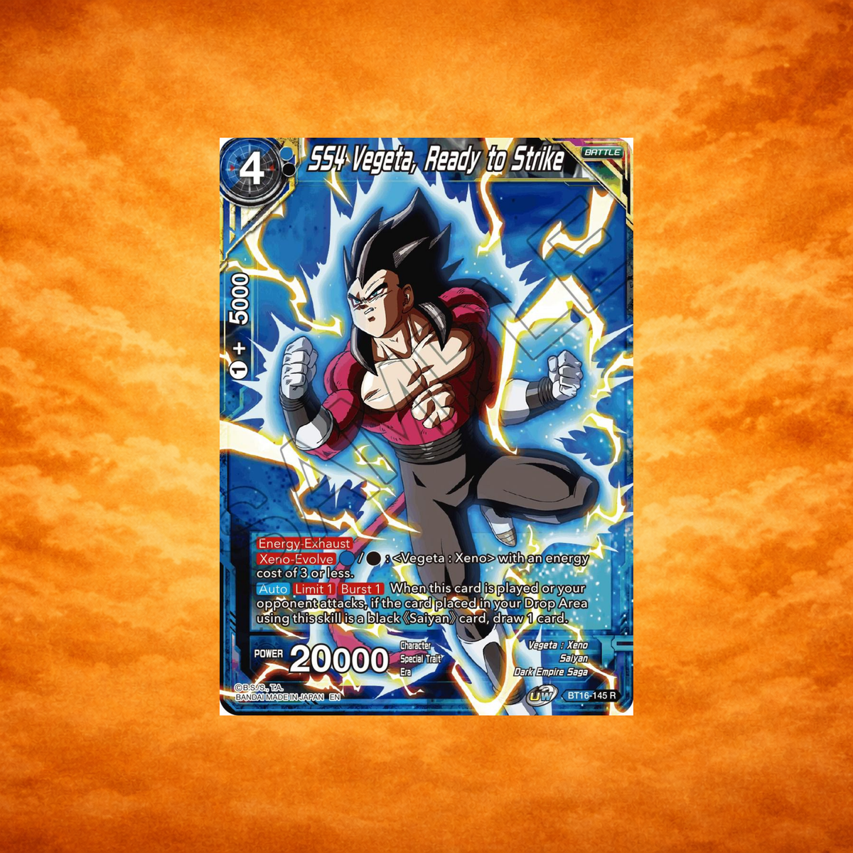 SS4 Vegeta Ready to Strike