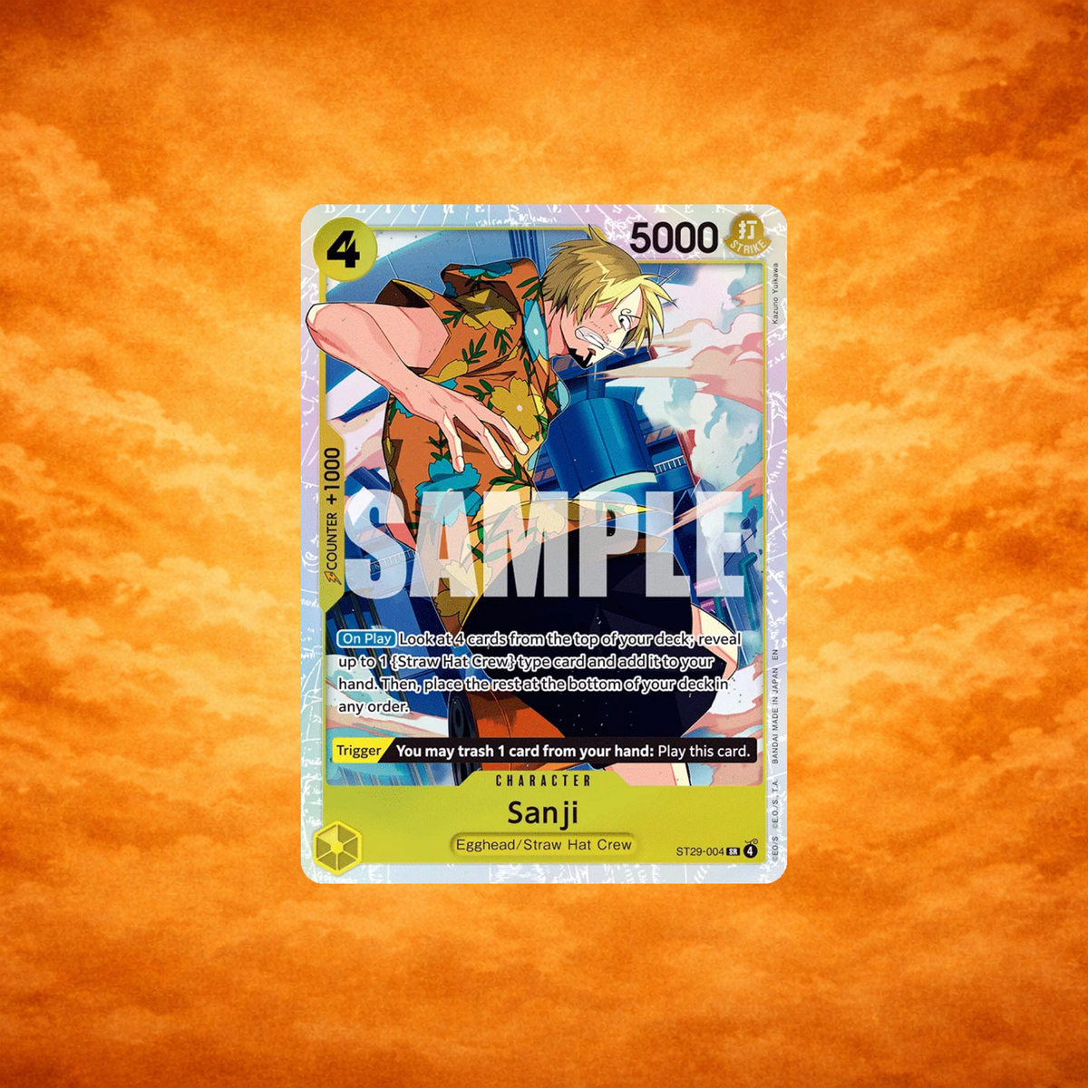 One Piece TCG Sanji ST29-004
