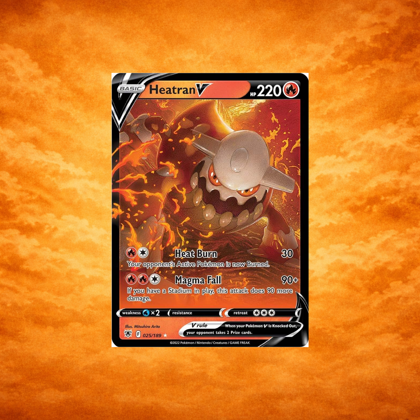 Pokémon TCG Astral Radiance Heatran (ENG)