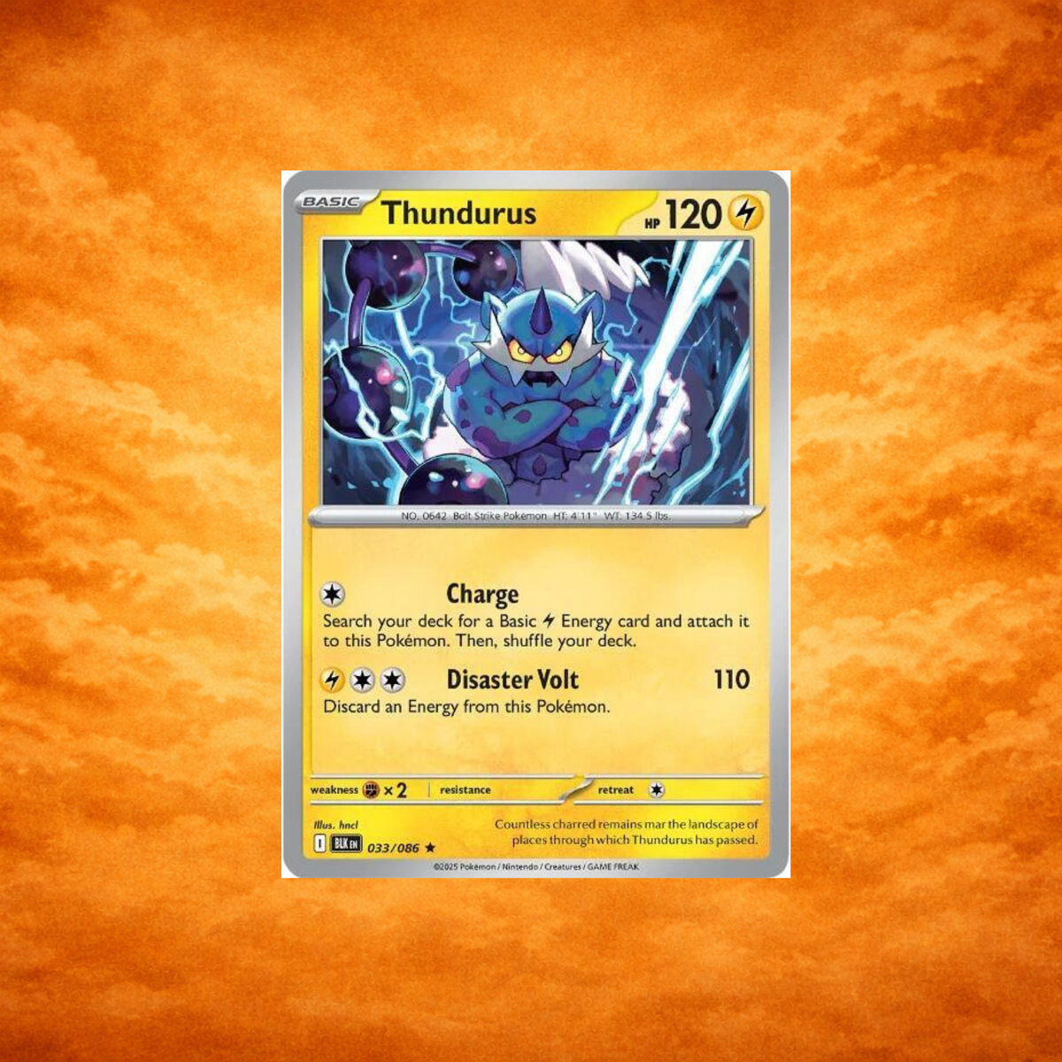 Pokémon TCG Black Bolt Thundurus (JPN)