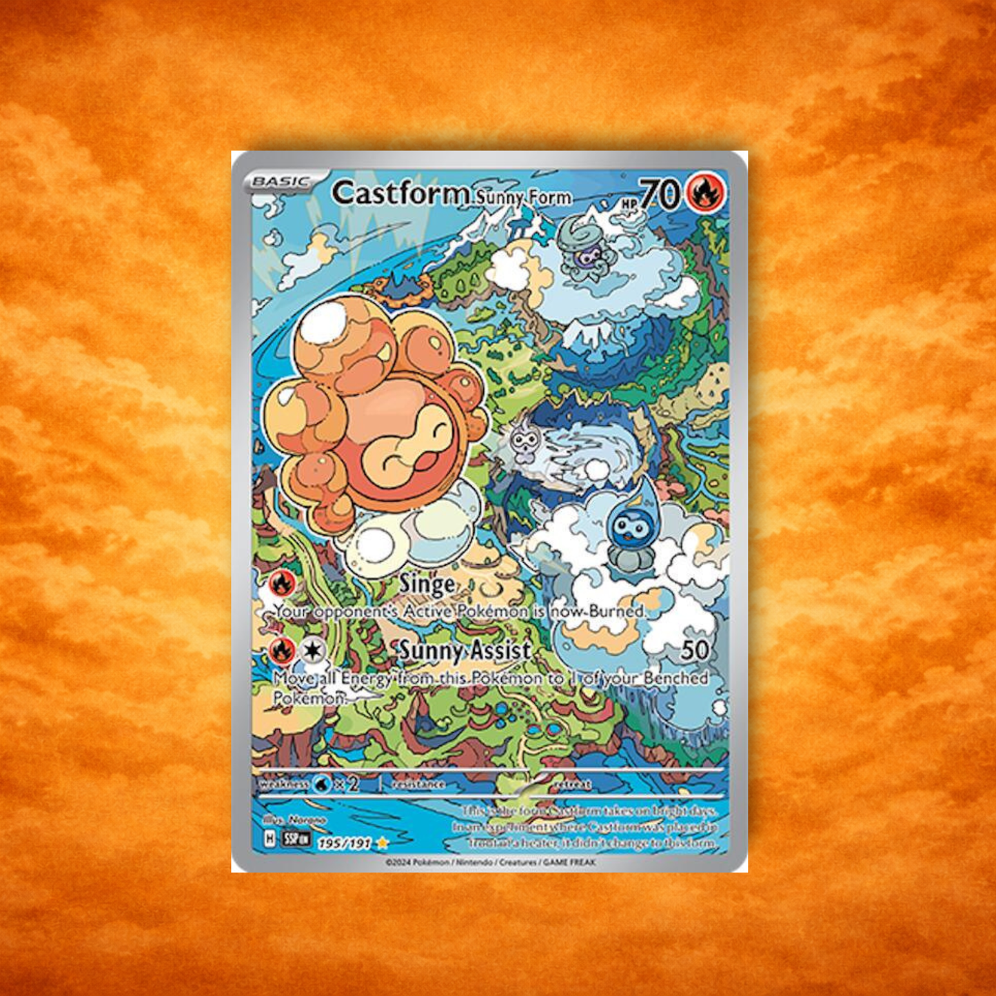 Pokémon TCG Paradise Dragona Castform Sunny (JPN)