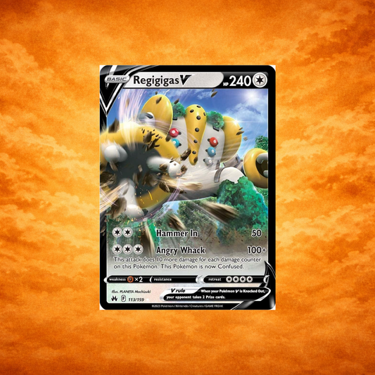 Pokémon TCG Crown Zenith Regigigas V (ENG)