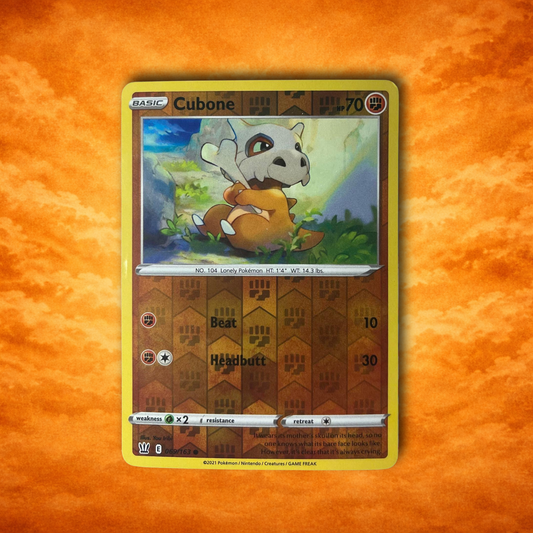 Pokémon TCG Reverse Pokemon Battle Styles Cubone
