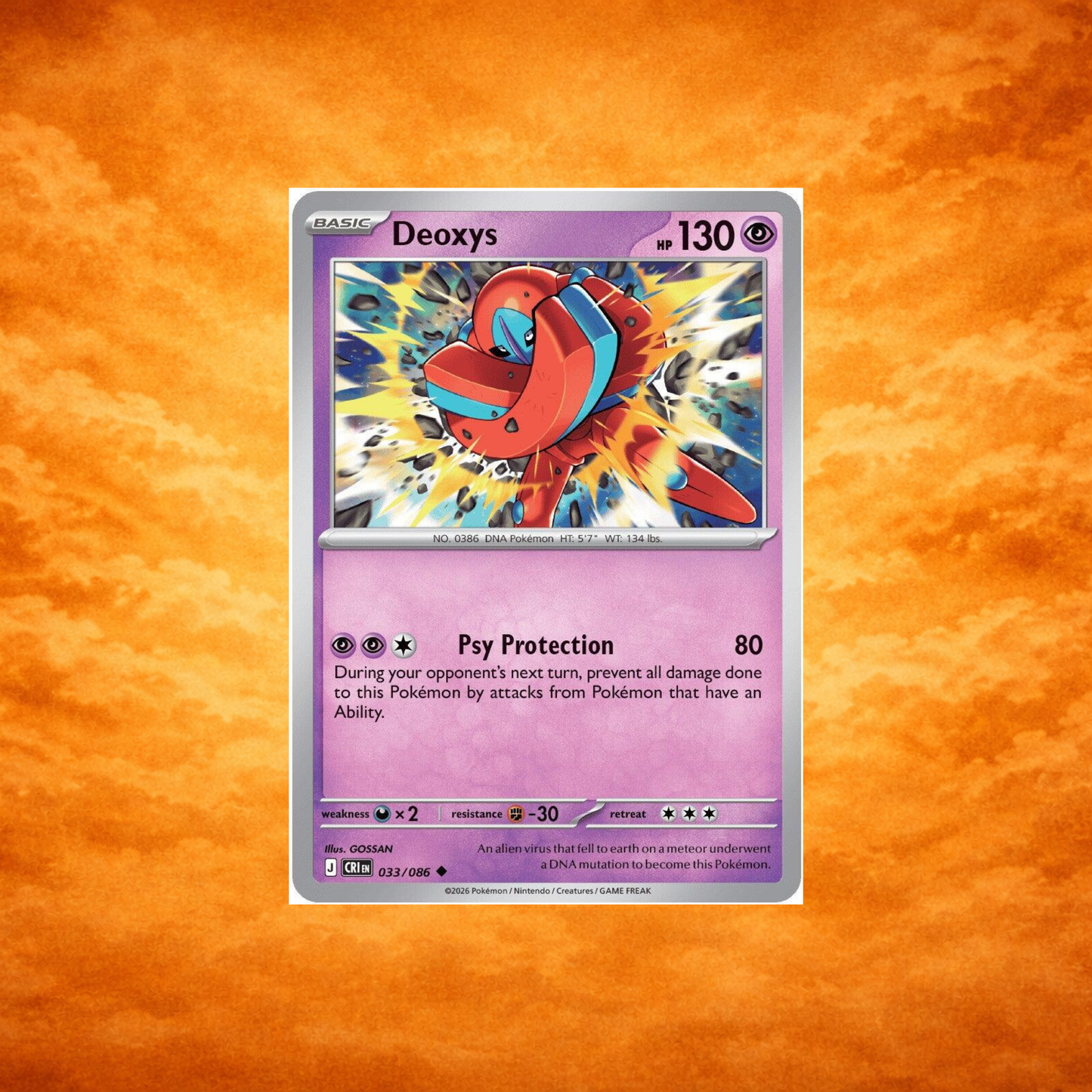 Pokémon TCG Chaos Rising Deoxys (ENG)