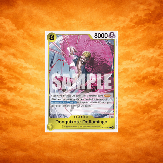 One Piece TCG Donquixote Donflamingo OP12-107