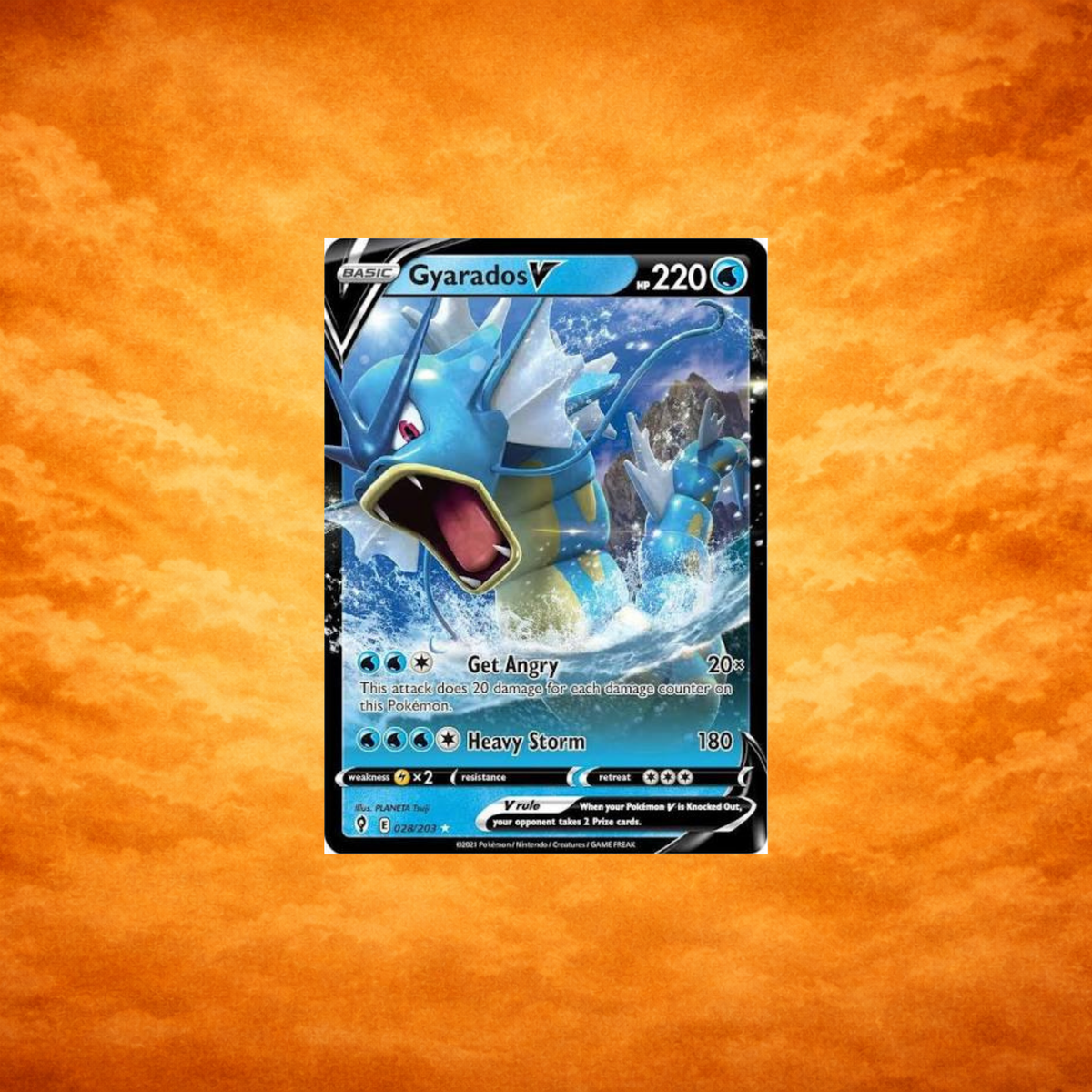 Pokémon TCG Evolving Skies Gyarados V (ENG)