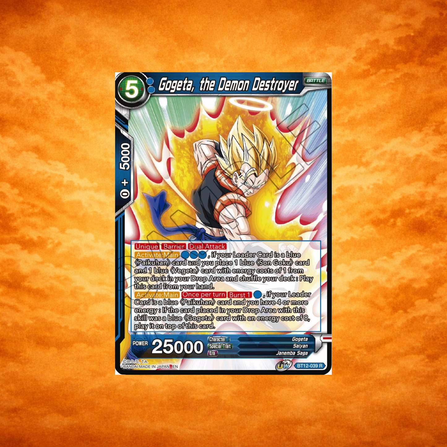 Gogeta The Demon Destroyer