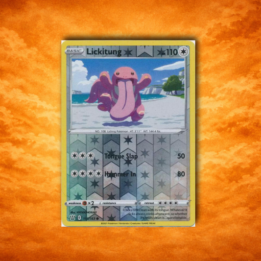 Pokémon TCG Reverse Battle Styles Lickitung