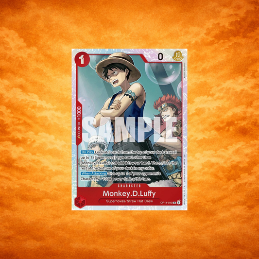 One Piece TCG Monkey.D.Luffy OP14-013