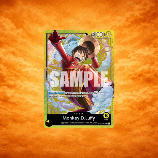 One Piece TCG Monkey.D.Luffy ST29-001