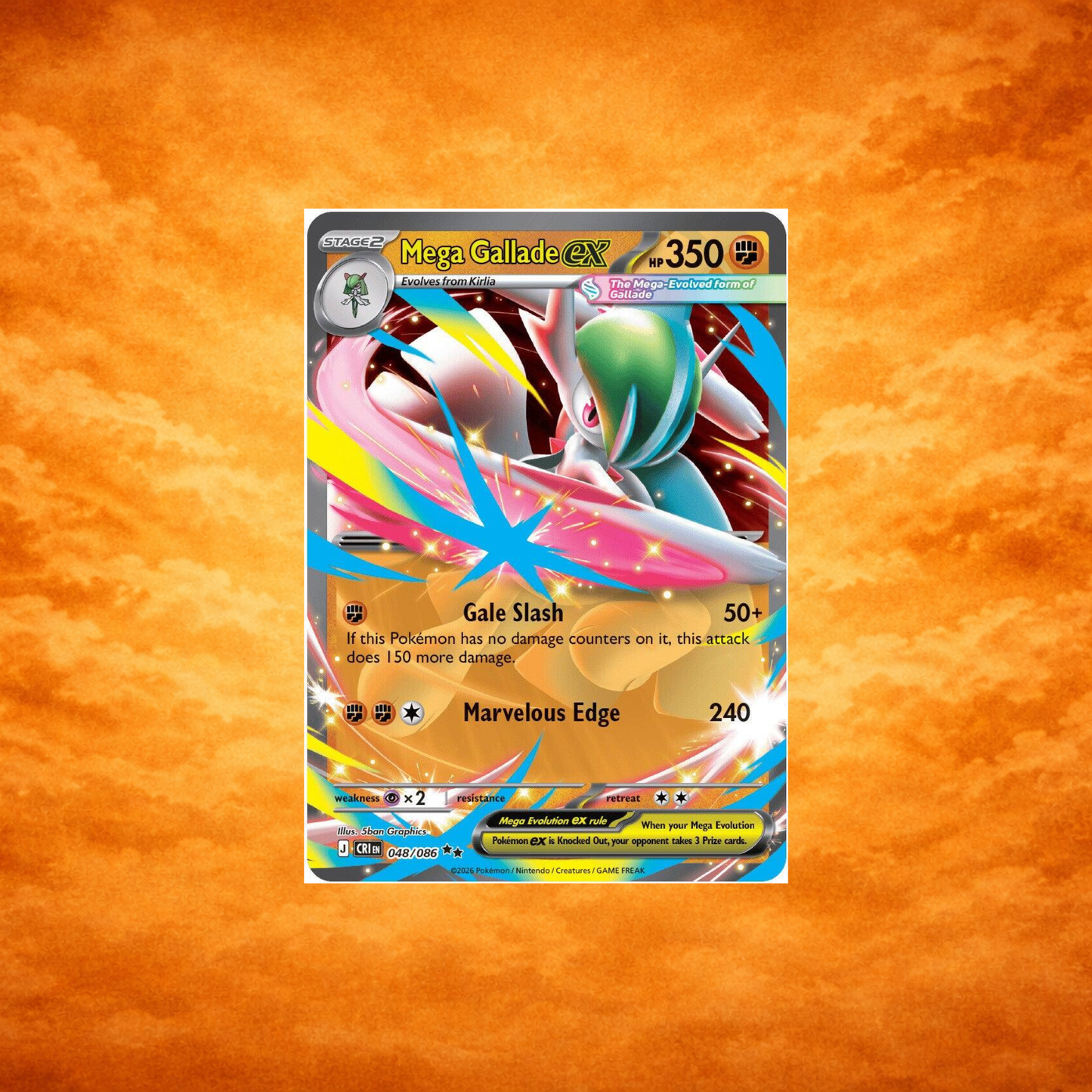 Pokémon TCG Chaos Rising Mega Gallade (ENG)