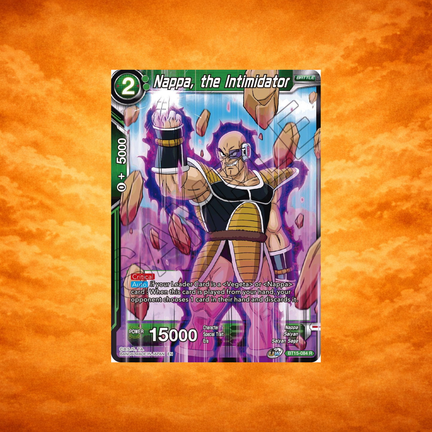 Nappa the intimidator