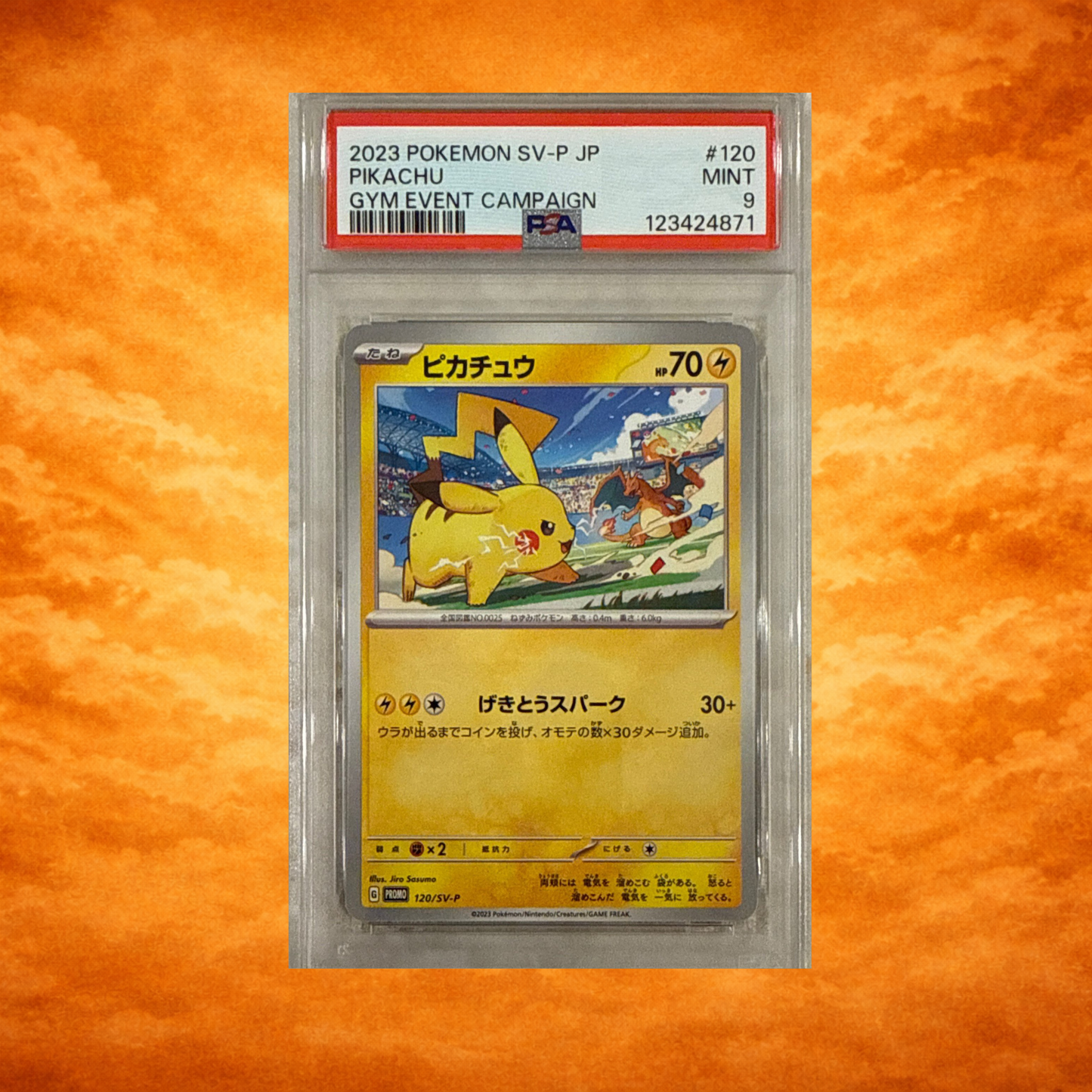 Pokémon TCG Pikachu PSA 9 (JPN)(MINT)