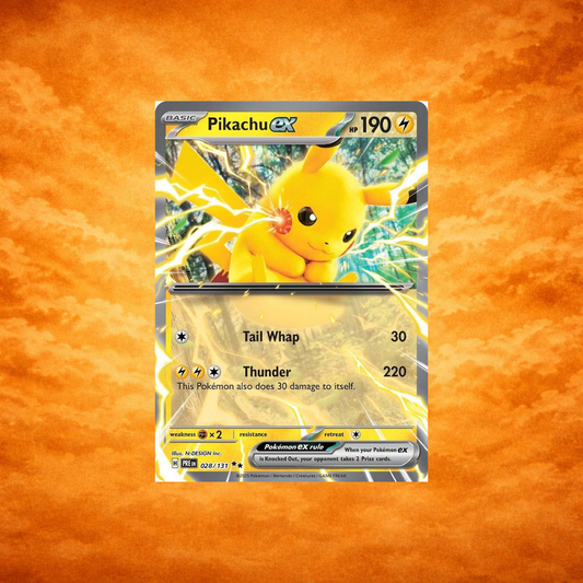 Pokémon TCG Prismatic Evolution Pikachu ex (ENG)