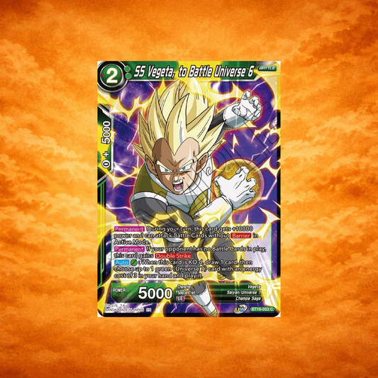 SS Vegeta to Battle Universe 6