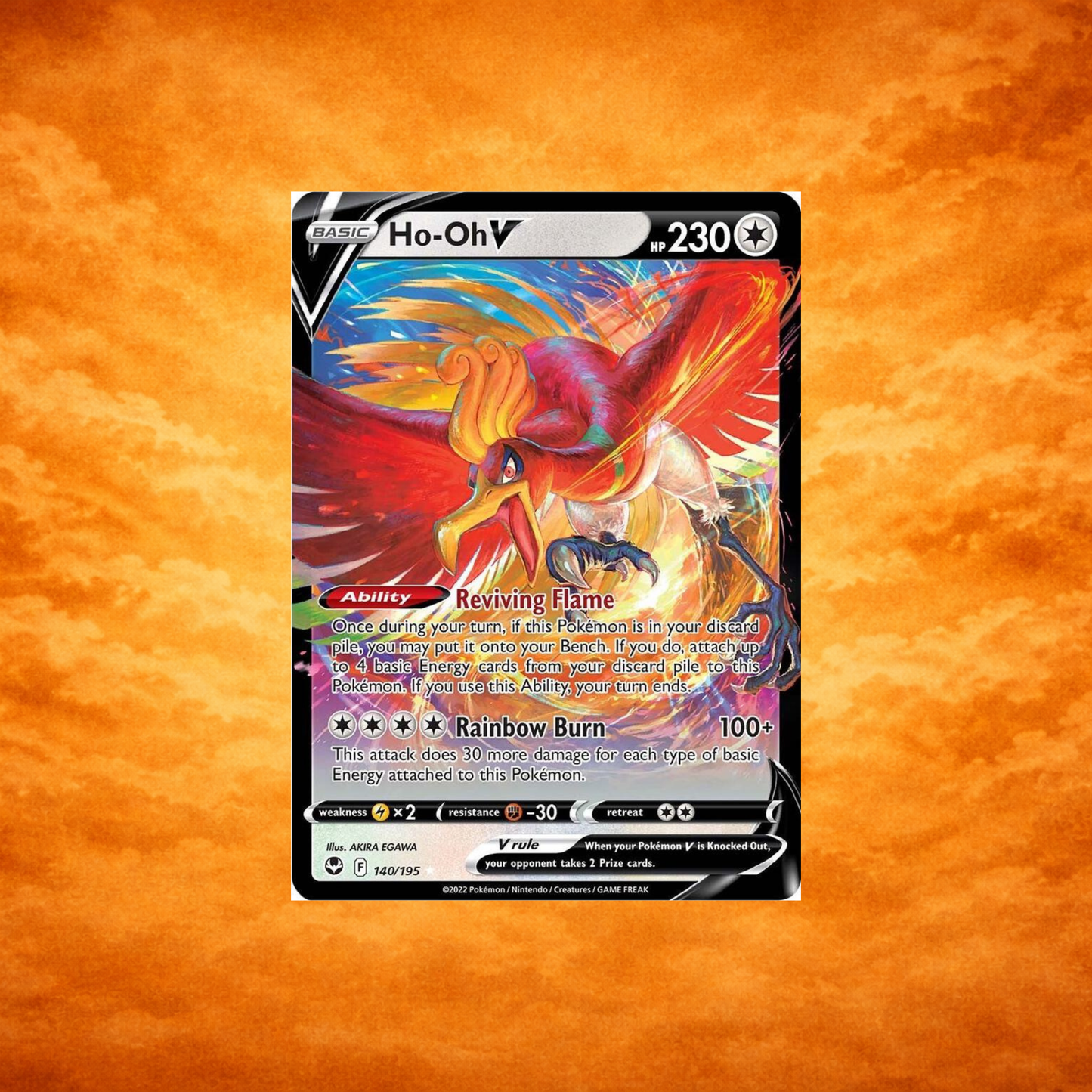 Pokémon TCG Silver Tempest Ho-Oh (ENG)