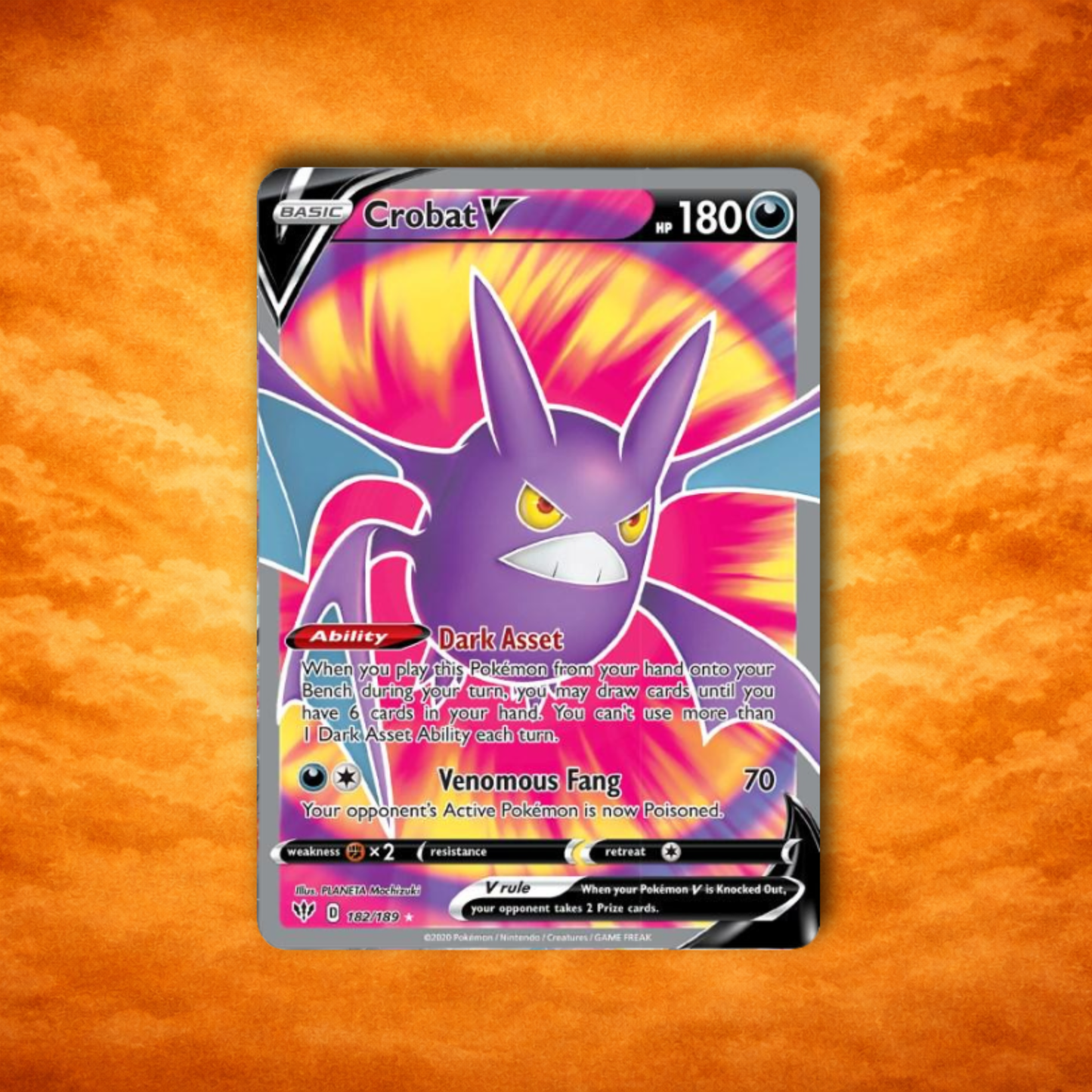 Pokémon TCG Darkness Ablaze Crobat V